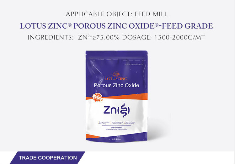 Strong Antibacterial Powder ZnO Zinc Oxide Lotus Zinc For Feed Additives